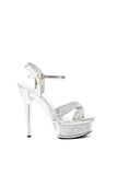 goosudu Subra Sequins Buckle Platform Pumps