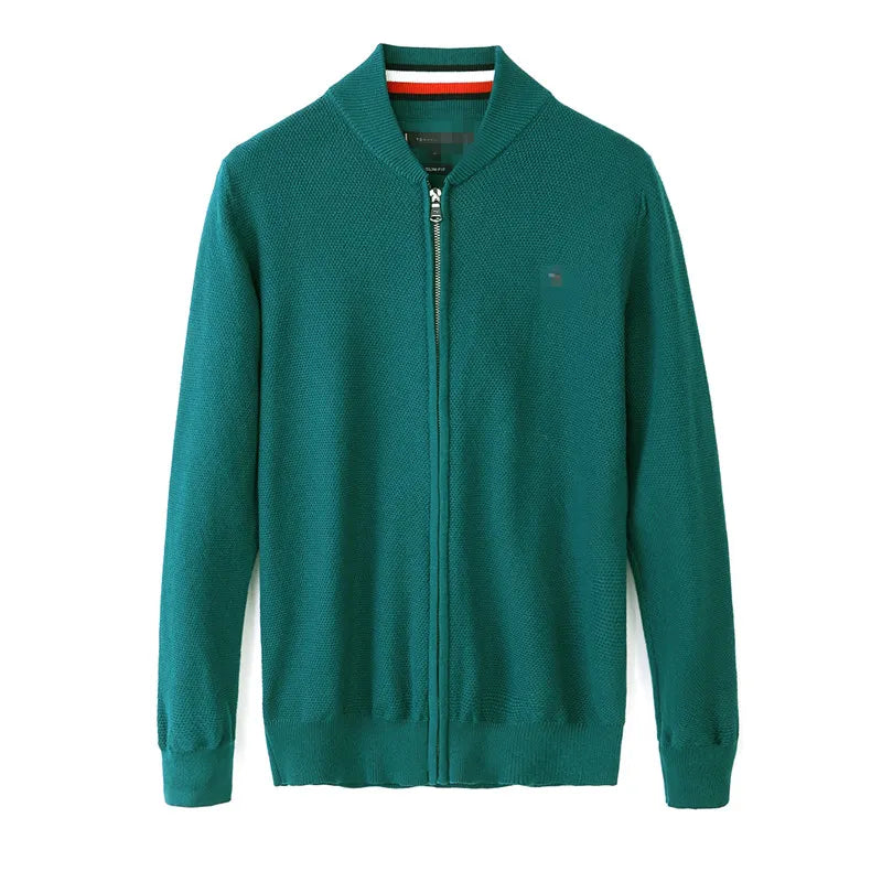 Top Men's Designer Sweater Knitted Cardigan Zipper Pocket Long Sleeve Casual Knitted Shirt Couple Sweater Coat