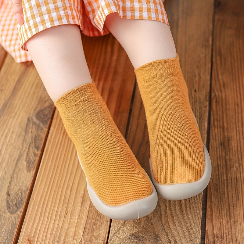Ultra-Soft Baby Boys Slip-On Sock Shoes - Hassle-Free Walking with Secure Grip - Perfect for Indoor & Outdoor Playtime, All Seasons