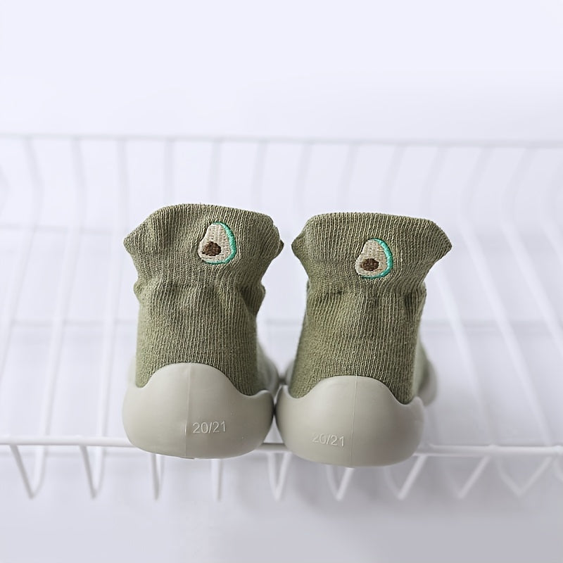 Ultra-Soft Baby Boys Slip-On Sock Shoes - Hassle-Free Walking with Secure Grip - Perfect for Indoor & Outdoor Playtime, All Seasons