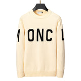 Mens Sweaters Fashion Men's Casual Round Long Sleeve Sweater Men Women Letter Printing Sweaters#008