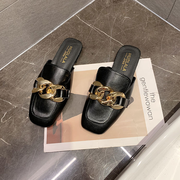 Goosudu Casual Street Split Joint Closed Comfortable Out Door Slippers Shoes