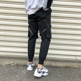 Mens Pants Streetwear Black Harem Joggers Male Cargo Hip Hop Casual Pockets Sweatpants Oversized Fashion Trousers 230310