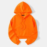 Fashionable Casual Sports Sweet Cool Style New Trend Clean Color Hooded Sixteen Short Hoodie