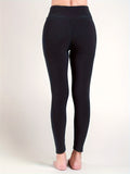 Fleece Liner Soft Yoga Pants, High Waist Stretchy Slim Fit Yoga Leggings, Women's Activewear