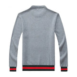 Men's Fashion Designer Sweater Long Sleeve Sweater Casual Style Retro Embroidery Knitwear Autumn and Winter Men's Round Neck Sweater Pullover