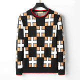 Mens Womens Designers Sweaters Luxurious Pullover Thickened Classic plaid printing warm Men Hoodie Long Sleeve jumper Sweatshirt Winter Clothes M-3XL