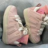 goosudu Felix Wide Lace Flat Sneakers