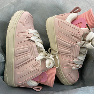 goosudu Felix Wide Lace Flat Sneakers