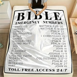 Soft Fleece Bible Verse Throw Blanket: Comforting Christian Scriptures for All Seasons