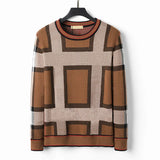 Mens Womens Designers Sweaters Luxurious Pullover Thickened Classic plaid printing warm Men Hoodie Long Sleeve jumper Sweatshirt Winter Clothes M-3XL