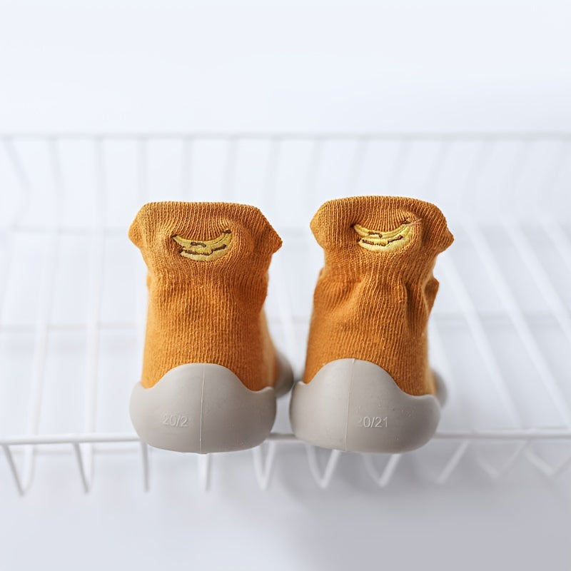Ultra-Soft Baby Boys Slip-On Sock Shoes - Hassle-Free Walking with Secure Grip - Perfect for Indoor & Outdoor Playtime, All Seasons