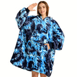 Krifey Wearable Blanket Hoodie, Oversized Sherpa Hooded As Birthday Gifts For Mom Women Girlfriend Men, Cozy Sweatshirt With Giant Pocket