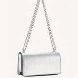 Solid Color Square Shoulder Chain Bag, All-Match Trendy Wallet, Women's Faux Leather Bag
