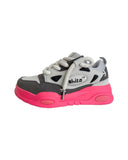 goosudu 5hitS Thick Lace Platform Flat Sneakers