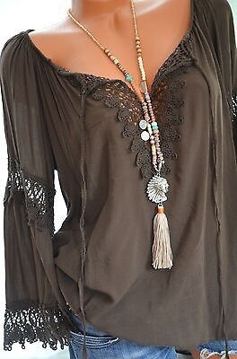 woloong High quality large size cotton and linen women's blouse spring new tops V-neck lace long sleeve women's shirt