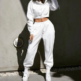 woloong Harajuku Joggers Wide Leg SweatPants Women Trousers High Waist Pants Streetwear Korean Casual Pant Femme Fall New