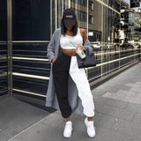 woloong Harajuku Joggers Wide Leg SweatPants Women Trousers High Waist Pants Streetwear Korean Casual Pant Femme Fall New