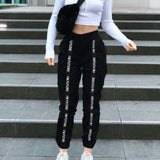 woloong Harajuku Joggers Wide Leg SweatPants Women Trousers High Waist Pants Streetwear Korean Casual Pant Femme Fall New