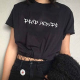 woloong sunfiz YF Nothing Kills You.Like Your Mind Letter Printed New Arrival Black Female Tee T-Shirt Casual Funny Dark Harajuku Tee