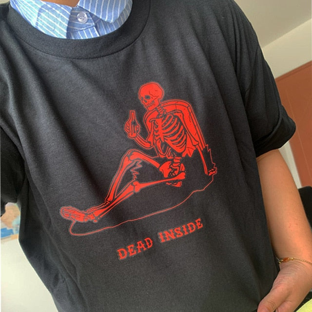 woloong sunfiz YF Nothing Kills You.Like Your Mind Letter Printed New Arrival Black Female Tee T-Shirt Casual Funny Dark Harajuku Tee