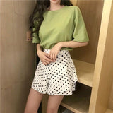 100% Cotton T Shirt Women Summer New Oversized Solid Basic Tees 9 Color Casual Loose Tshirt Korean O Neck Khaki Tops