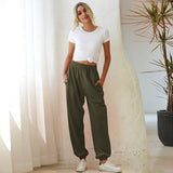 woloong Harajuku Joggers Wide Leg SweatPants Women Trousers High Waist Pants Streetwear Korean Casual Pant Femme Fall New