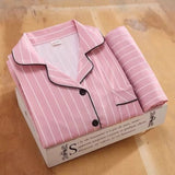 goosudu Women's Pajamas Set Pijama Lingerie for Female Homewear Spring V-Neck Long Sleeves Trousers Suit Sleepwear Pyjamas Sets Viscose