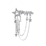 1 Pair Delicate Tree Leaf Brooches Pins For Women Men Vintage Elk Wings Palm Crystal Jean Shirts Suits Lapel Pin Retro Broche