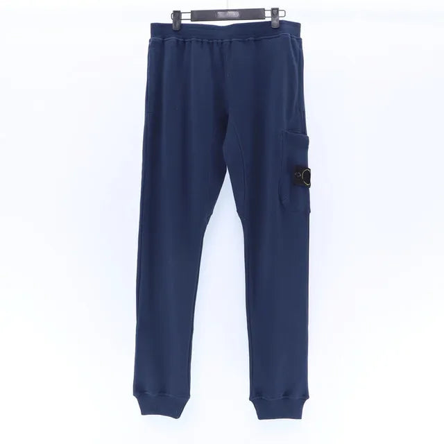 21SS Spring Autumn Winter New Cotton Sweatpants Men Women Compass Embroidery Badge HipHop Casual Trackpants Men 012508