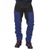 Men Fashion Color Block Multi Pockets Sports Long Cargo Pants Work Trousers Men's Tactical Work Out Quick Dry Pants cargo pants H1223