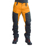 Men Fashion Color Block Multi Pockets Sports Long Cargo Pants Work Trousers Men's Tactical Work Out Quick Dry Pants cargo pants H1223