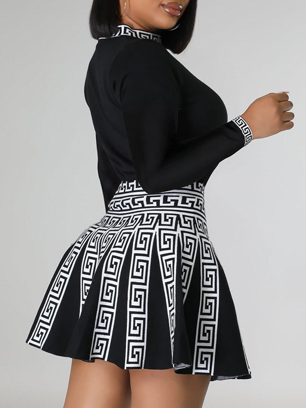 Goosudu Printed Pleated Dress