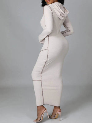 Goosudu Inside-Out Hooded Dress