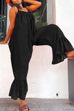 Goosudu Loose Sling Flared Wide-leg Jumpsuit