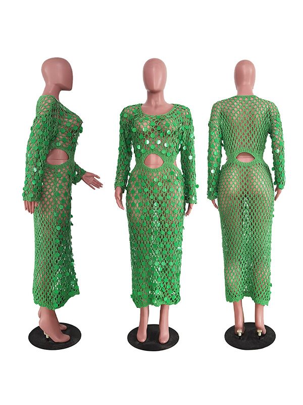 Goosudu Sequin Mesh Cover Up