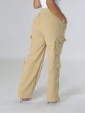 Goosudu Solid Cargo Pants