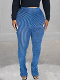 Goosudu Stripe Stacked Pants