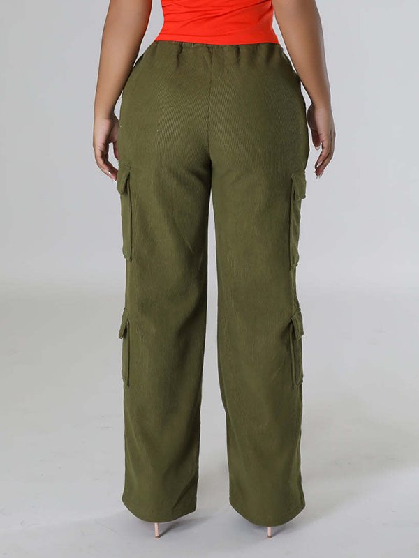 Goosudu Solid Cargo Pants