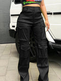 Goosudu Solid Cargo Pants