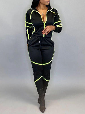 Goosudu Stripe Contrast Motor Set