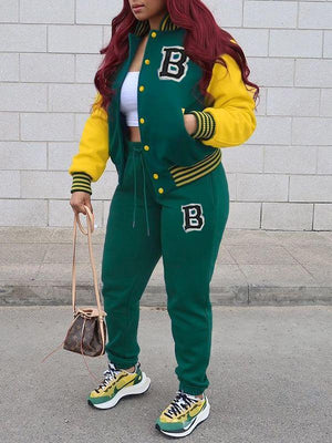 Goosudu Bomber Jacket & Jogger Pants Set