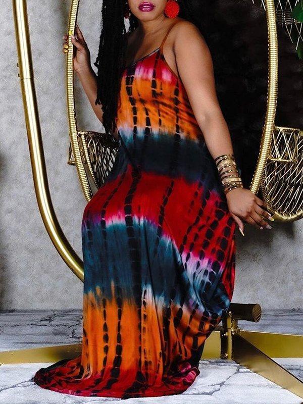 Goosudu Tie-dye Cami Maxi Dress