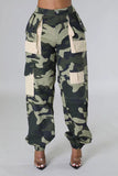Goosudu Camouflage Casual Patchwork Multi Pocket Pants