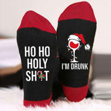 Goosudu Casual Daily Print Patchwork Sock