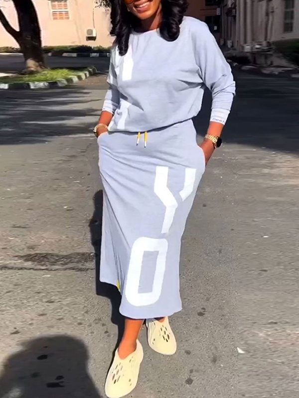 Goosudu Printed Top & Skirt Set