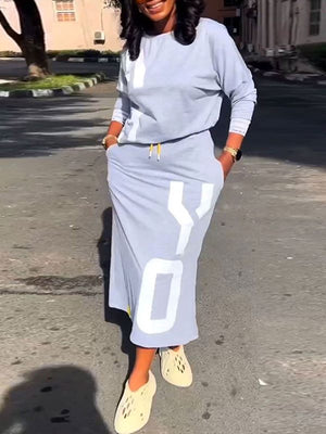 Goosudu Printed Top & Skirt Set