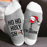 Goosudu Casual Daily Print Patchwork Sock