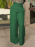 Goosudu Belted Wide-Leg Pants