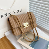 Goosudu Casual Elegant Solid Chains Bags(3 Colors)